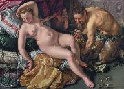 Hendrick Goltzius Jupiter and Antiope oil painting artist